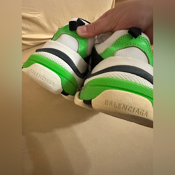 Balenciaga Triple S Green Grey - Picture 3 of 8